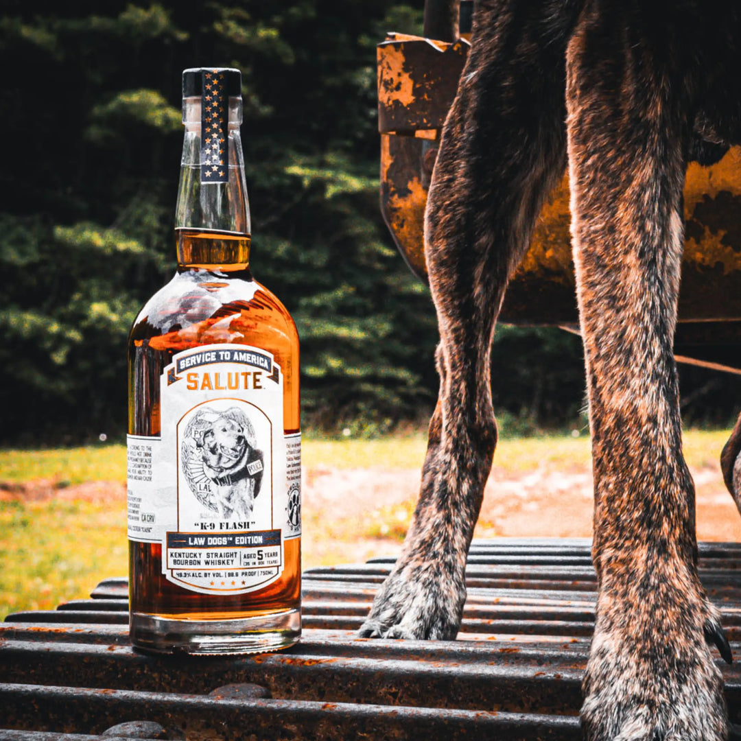 Service to America Salute™ Whiskey - Law Dogs K-9 Flash Heritage Distilling