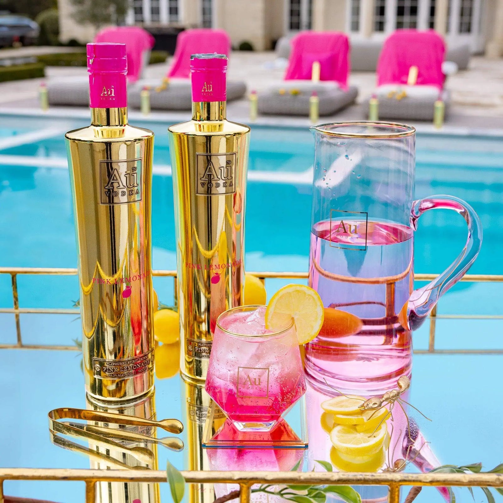 Au Vodka Pink Lemonade Au Vodka