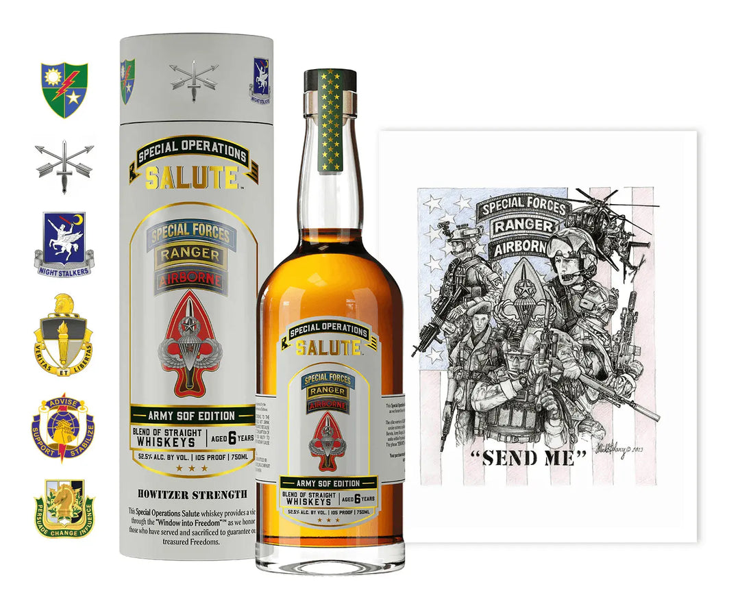 Heritage Distilling Co Special Operations Salute™ Whiskey - Army SOF Edition Heritage Distilling