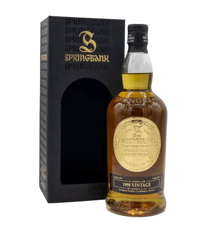 Springbank 1998 Vintage Limited Edition Single Malt Scotch Whisky Springbank