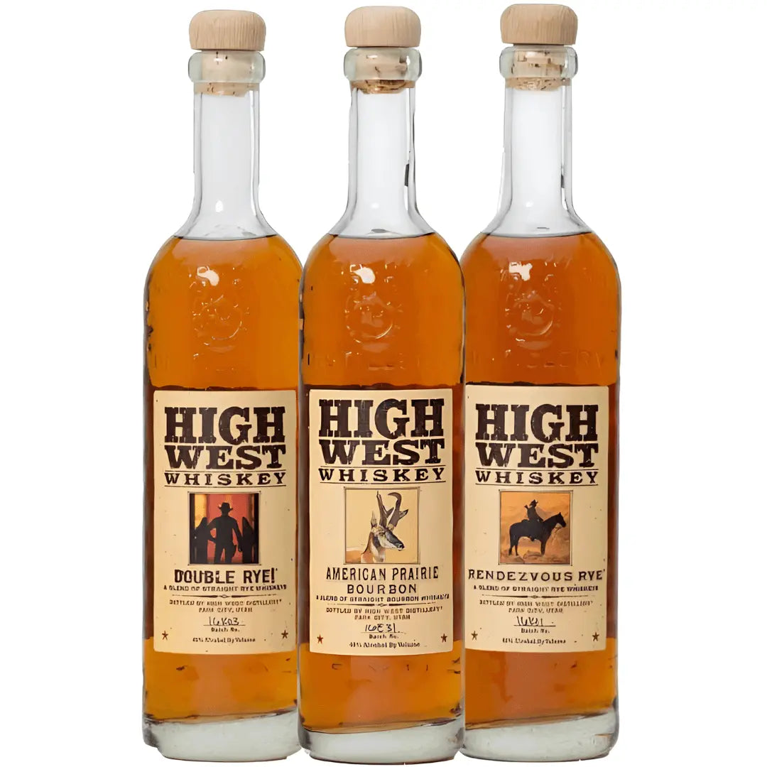 High West Frontier Bundle: Double Rye, American Prairie Bourbon & Rendezvous Rye High West Distillery