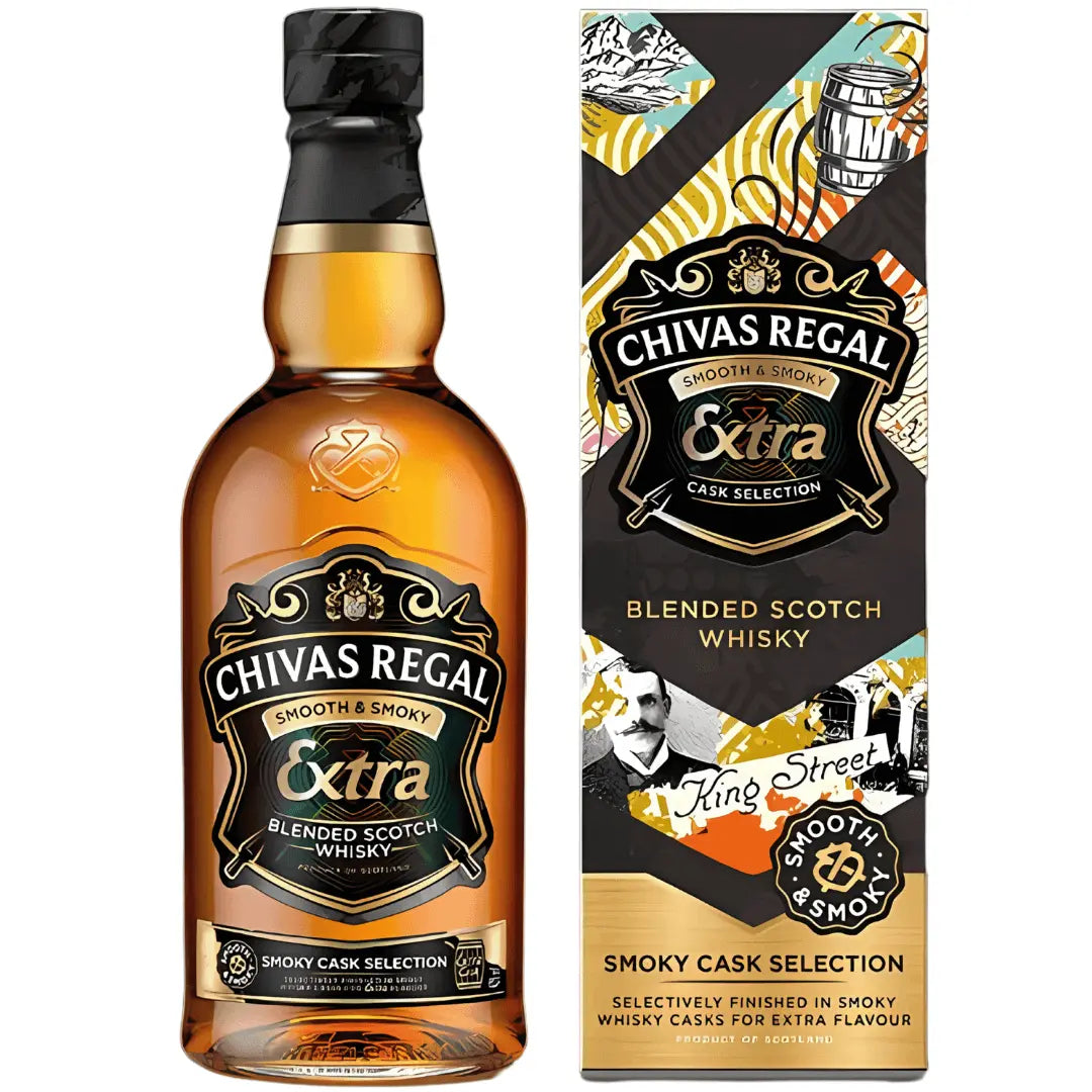 Chivas Regal Extra Smooth & Smoky Blended Scotch Whisky Smoky Cask Selection Chivas Regal