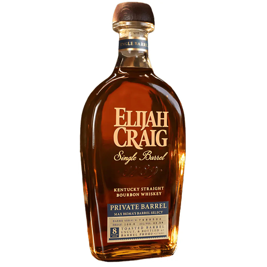 Elijah Craig Single Barrel Private Barrel Max Homa’s Barrel Select Elijah Craig