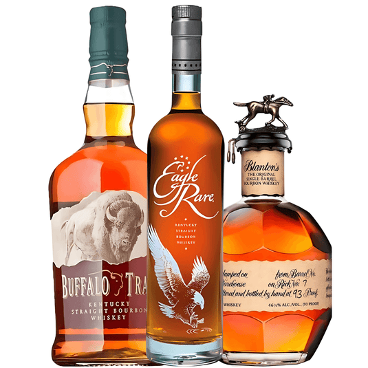 Masterpiece Bourbon Trio Bundle - Eagle Rare, Blanton's Original, Buffalo Trace