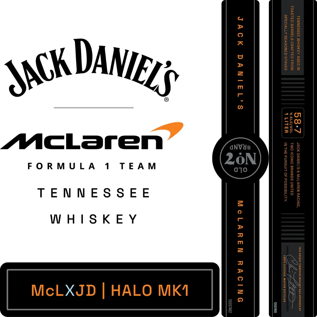 Jack Daniel’s McLaren Racing HALO MK1 Limited Edition Tennessee Whiskey 1L Jack Daniel's