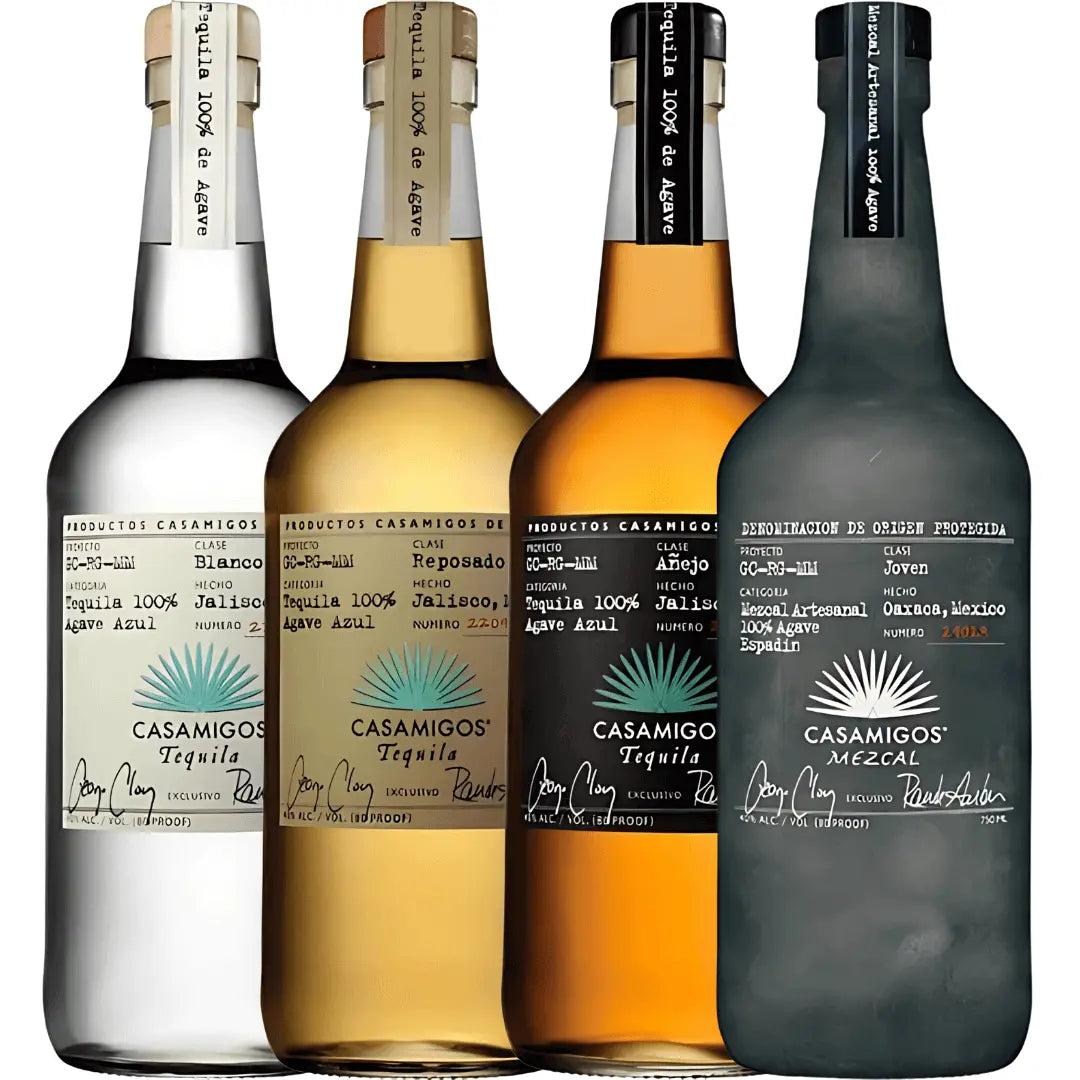 Casamigos Tequila Bundle: Blanco, Reposado, Añejo & Mezcal Casamigos Tequila