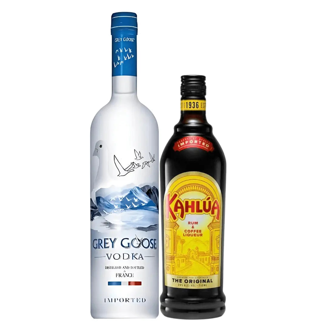 White Russian Cocktail Kit: Grey Goose Vodka & Kahlúa Original Main Street Liquor