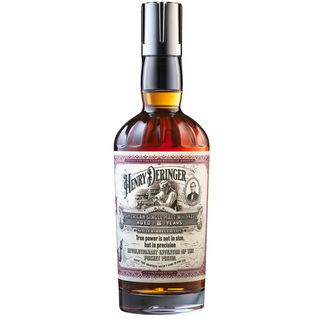 Henry Deringer 8 Year Cask Strength Single Barrel American Single Malt Whiskey World Whiskey Society