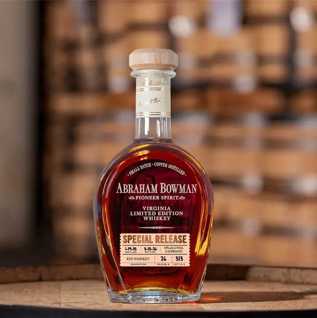 Abraham Bowman Special Release 26 Virginia Rye Whiskey - Main Street Liquor