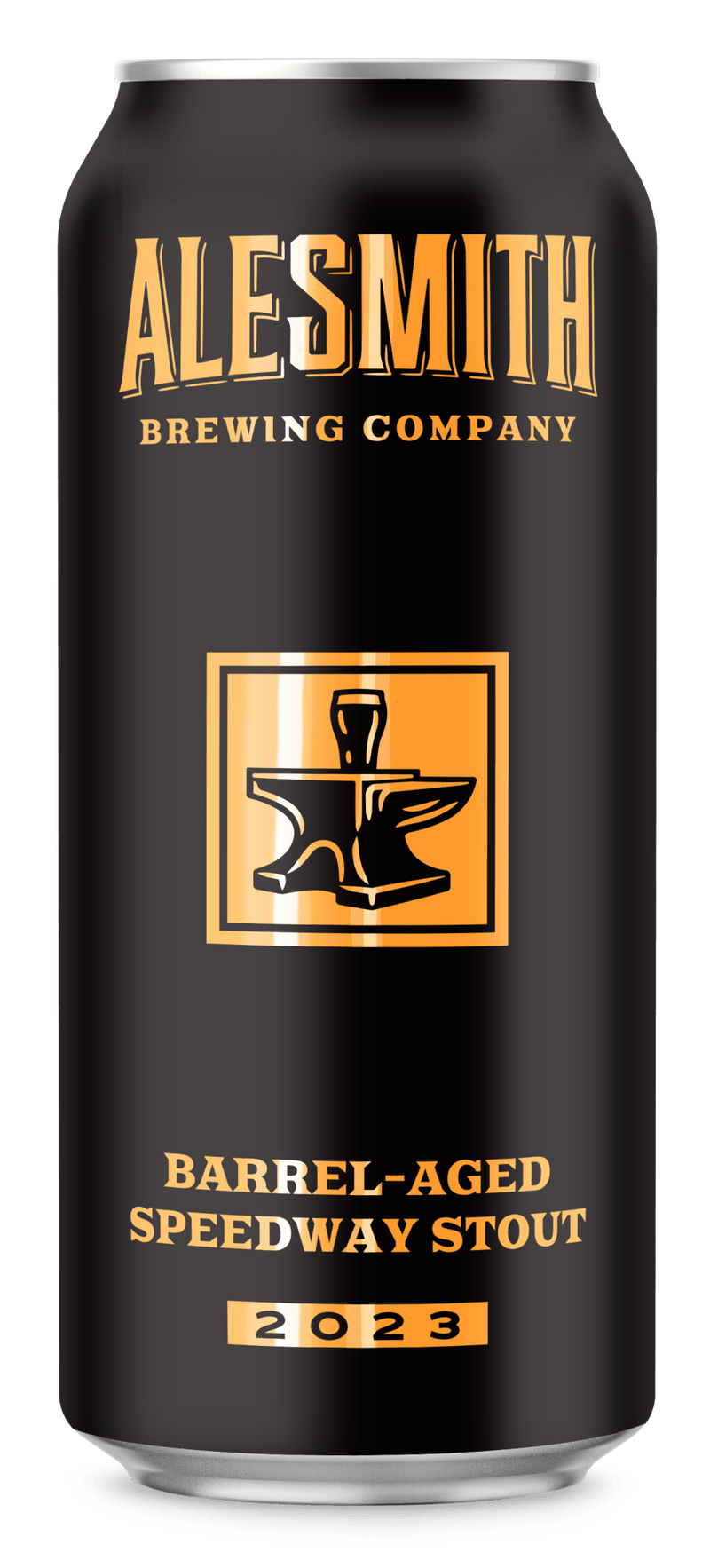 Load image into Gallery viewer, AleSmith Barrel - Aged Speedway Stout (2023, 13.3% ABV) 16oz can - Main Street Liquor
