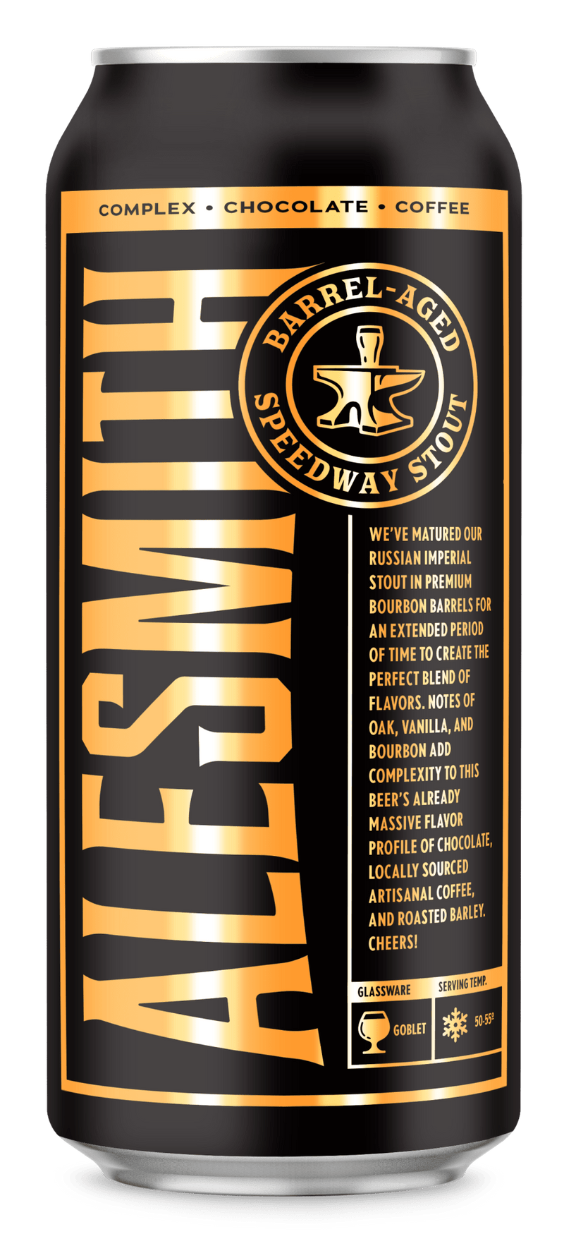 Load image into Gallery viewer, AleSmith Barrel - Aged Speedway Stout (2023, 13.3% ABV) 16oz can - Main Street Liquor
