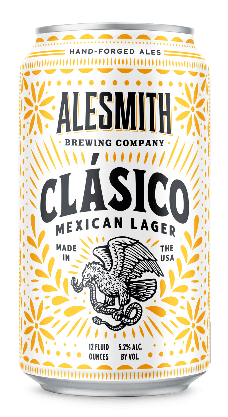 Load image into Gallery viewer, AleSmith Clásico Mexican Lager (5.2% ABV) 12oz Cans - Main Street Liquor
