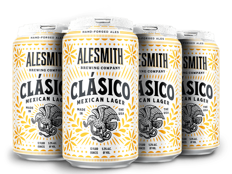 Load image into Gallery viewer, AleSmith Clásico Mexican Lager (5.2% ABV) 12oz Cans - Main Street Liquor
