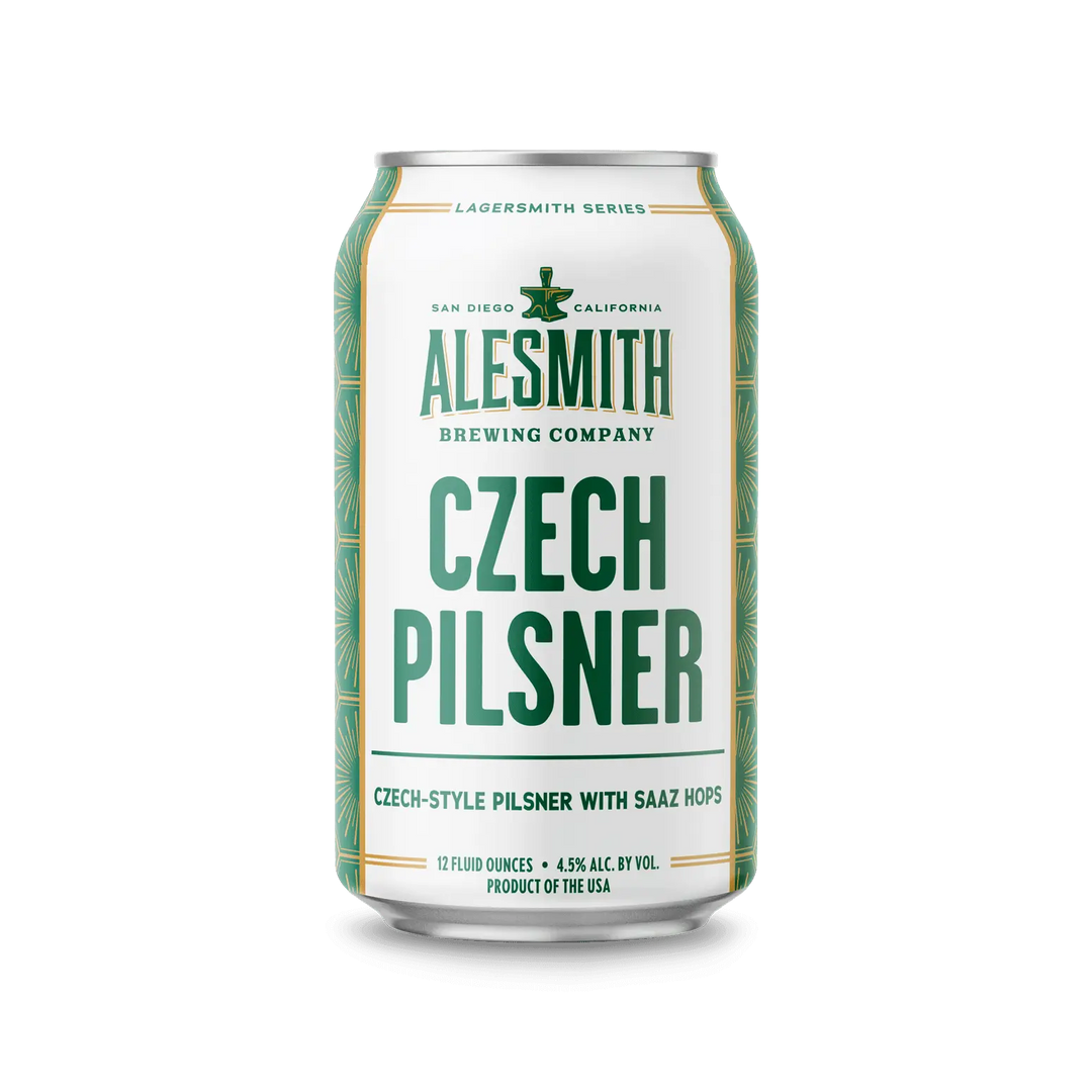 AleSmith Czech Pilsner (4.5% ABV) 12oz Cans - Main Street Liquor