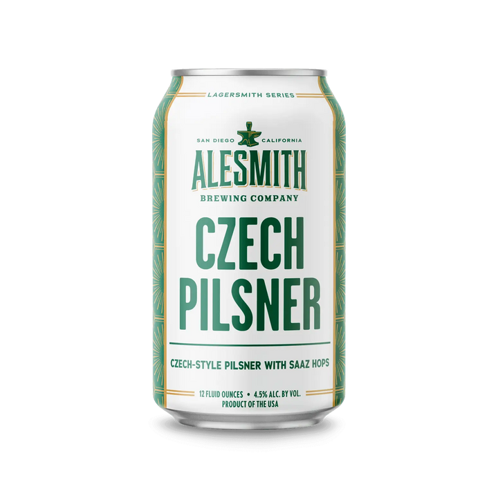 AleSmith Czech Pilsner (4.5% ABV) 12oz Cans - Main Street Liquor
