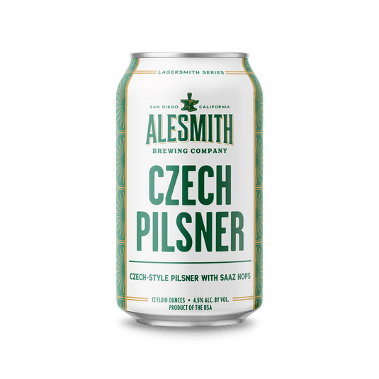 AleSmith Czech Pilsner (4.5% ABV) 12oz Cans - Main Street Liquor