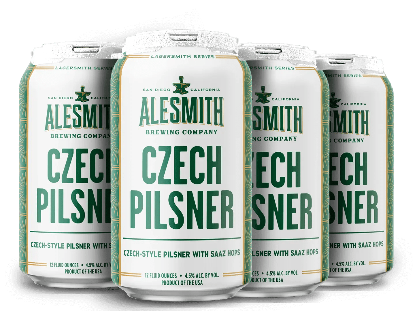 AleSmith Czech Pilsner (4.5% ABV) 12oz Cans - Main Street Liquor