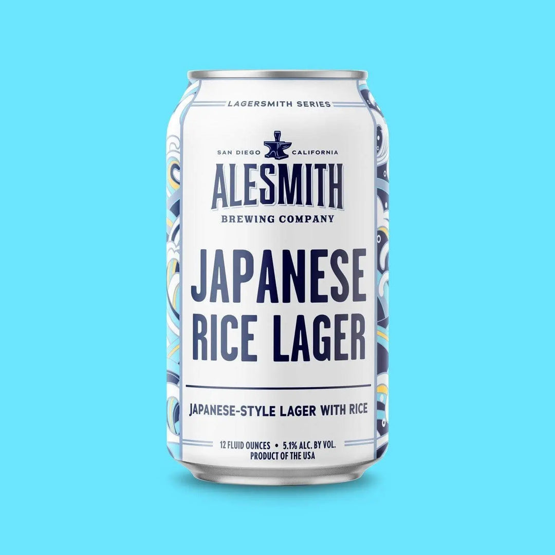 AleSmith Japanese Rice Lager (5.1% ABV) 12oz Cans - Main Street Liquor