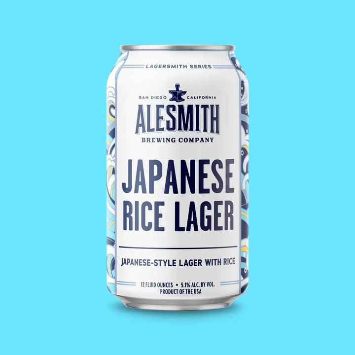 AleSmith Japanese Rice Lager (5.1% ABV) 12oz Cans - Main Street Liquor