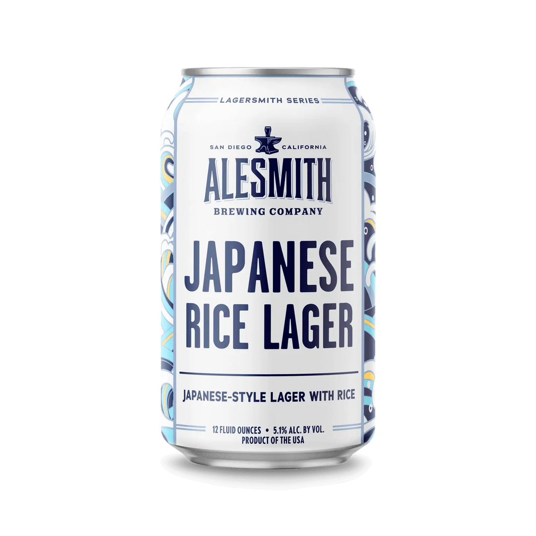 AleSmith Japanese Rice Lager (5.1% ABV) 12oz Cans - Main Street Liquor