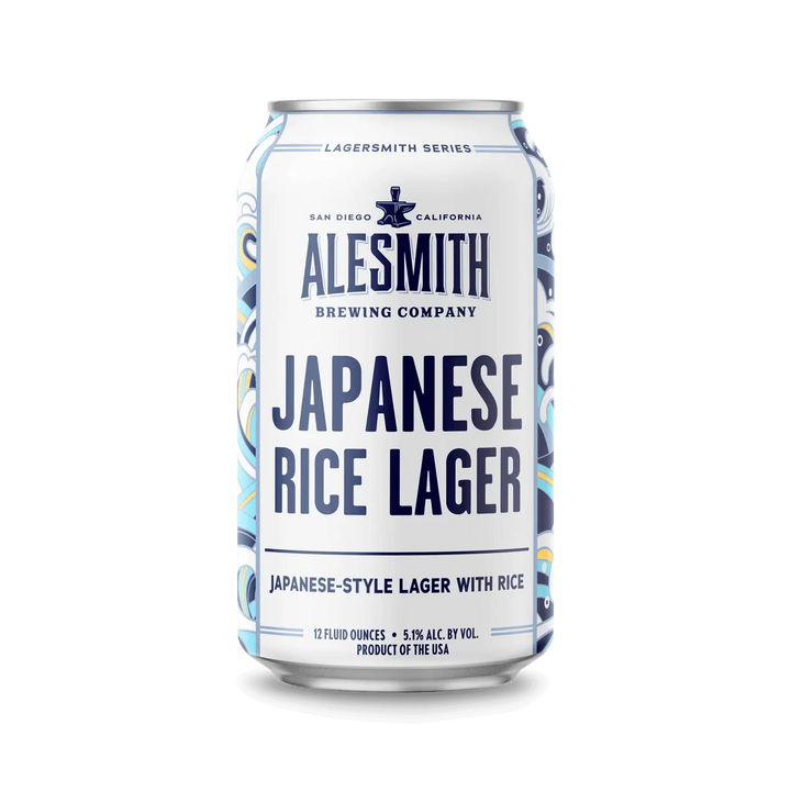 AleSmith Japanese Rice Lager (5.1% ABV) 12oz Cans - Main Street Liquor