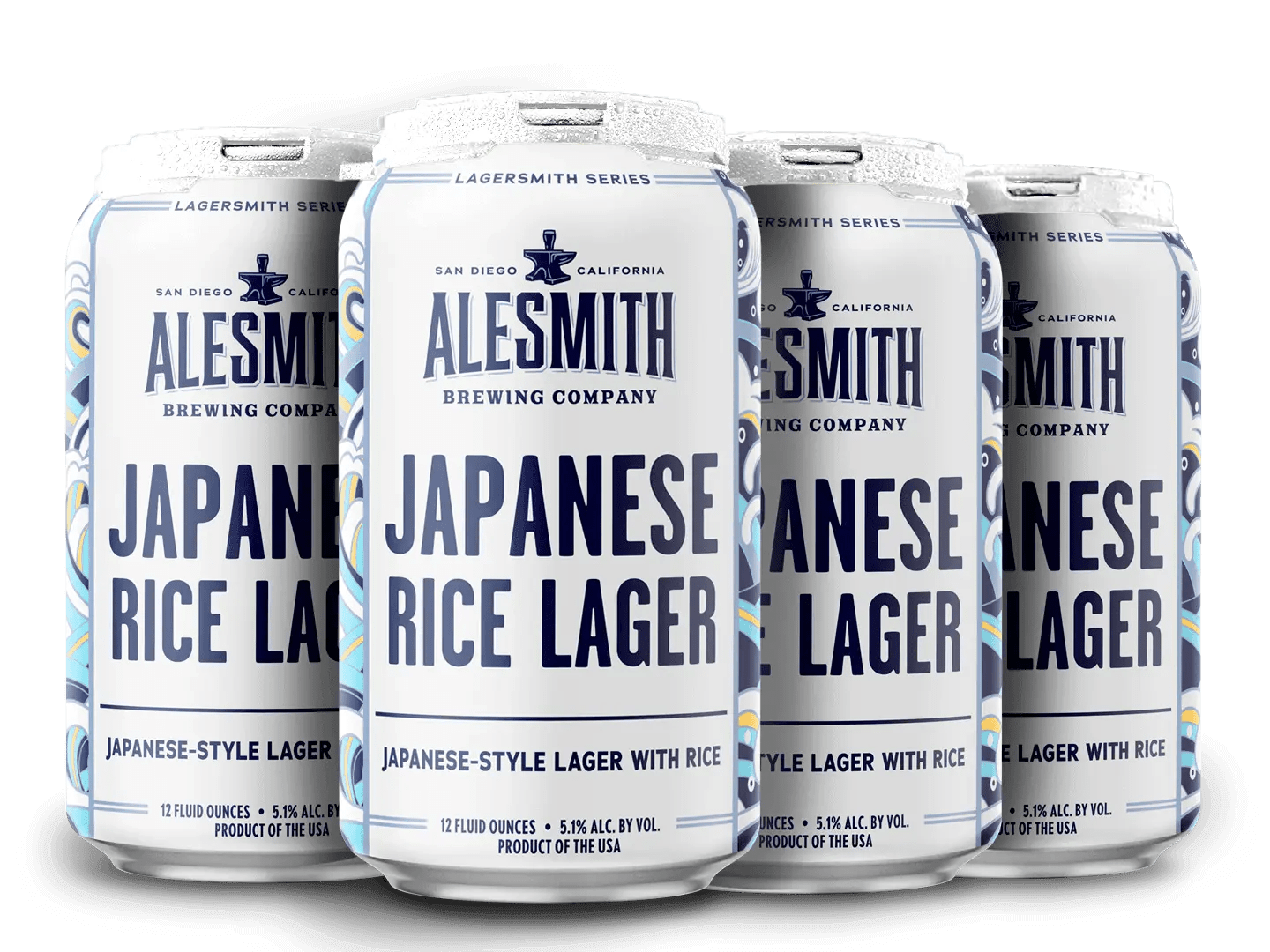 AleSmith Japanese Rice Lager (5.1% ABV) 12oz Cans - Main Street Liquor