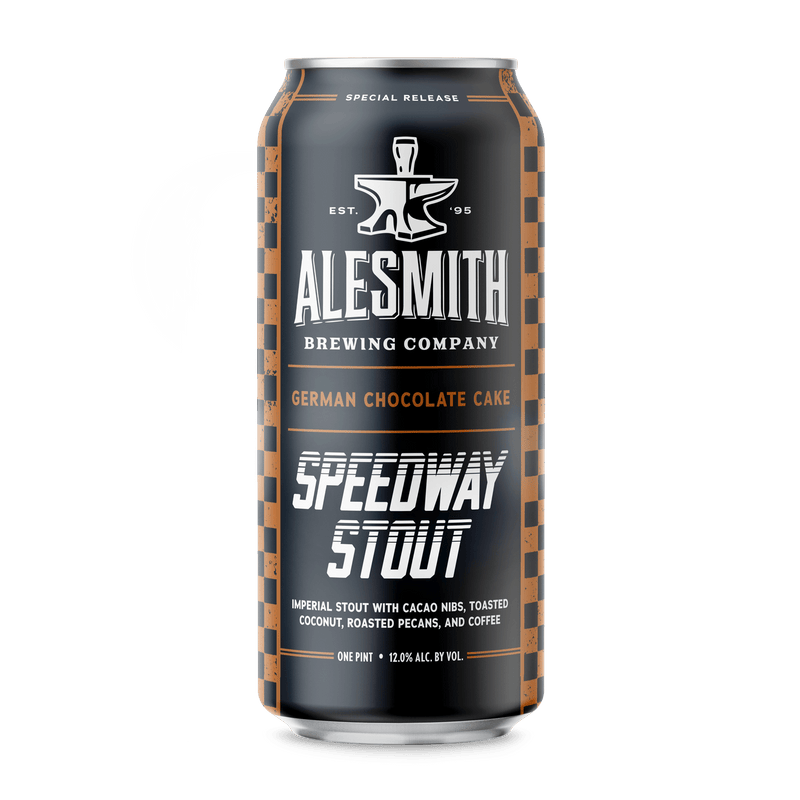 Load image into Gallery viewer, AleSmith Speedway Stout: German Chocolate Cake Edition (12% ABV) 16oz Cans - Main Street Liquor
