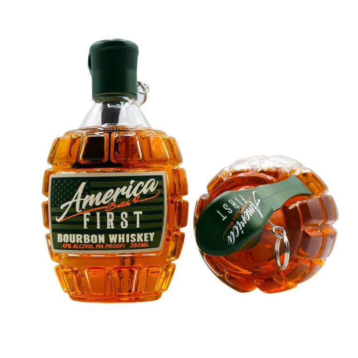 America First Grenade Straight Bourbon Whiskey 2 Pack - Main Street Liquor