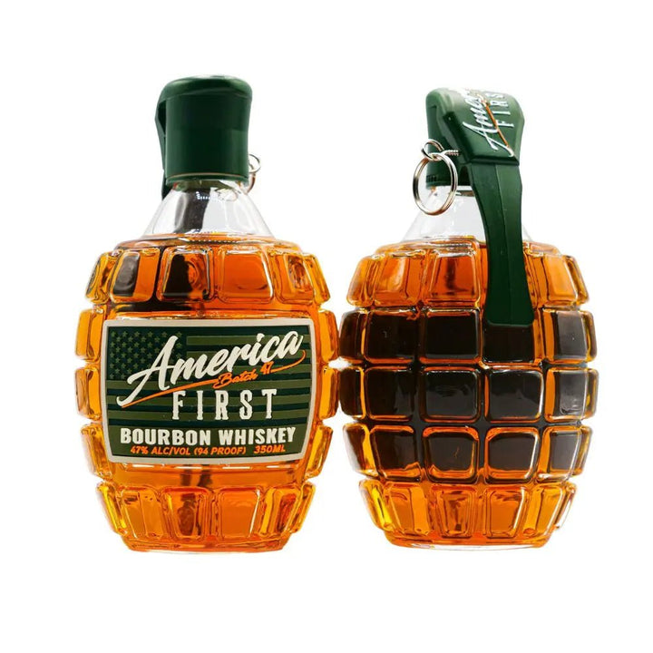 America First Grenade Straight Bourbon Whiskey 2 Pack - Main Street Liquor