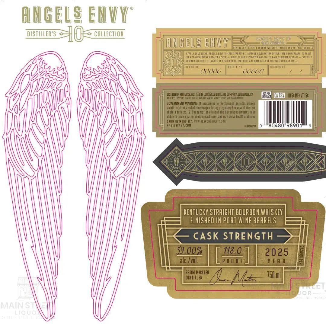 Angel's Envy 10 Year Cask Strength Bourbon 2025 - Main Street Liquor