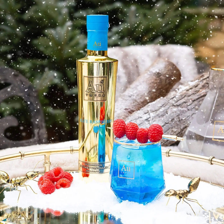 Au Vodka Blue Raspberry 375ml - Main Street Liquor
