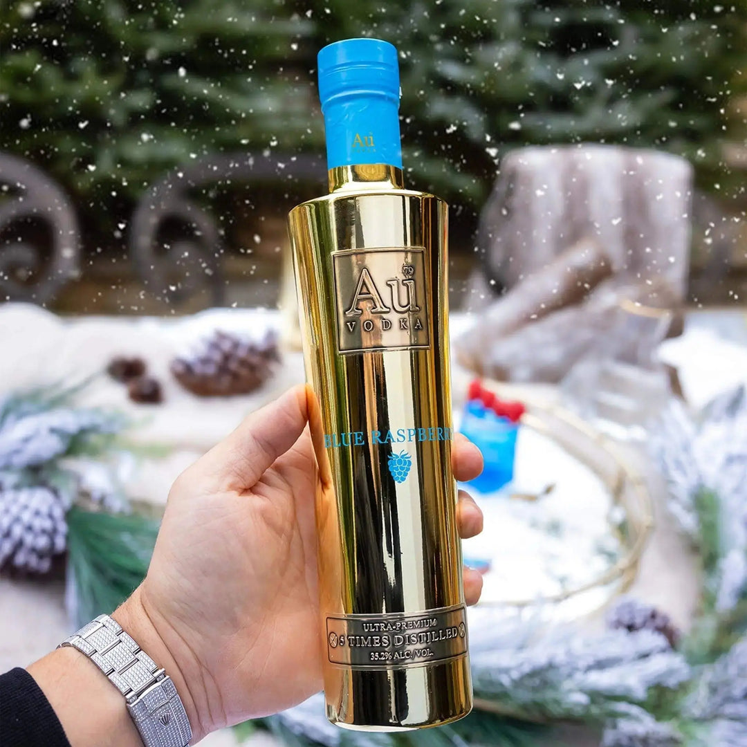 Au Vodka Blue Raspberry 375ml - Main Street Liquor