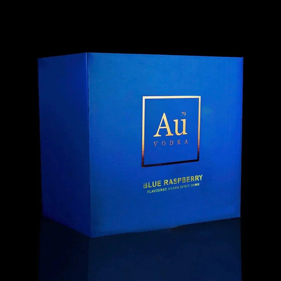 Au Vodka Blue Raspberry Case of 12 - Main Street Liquor