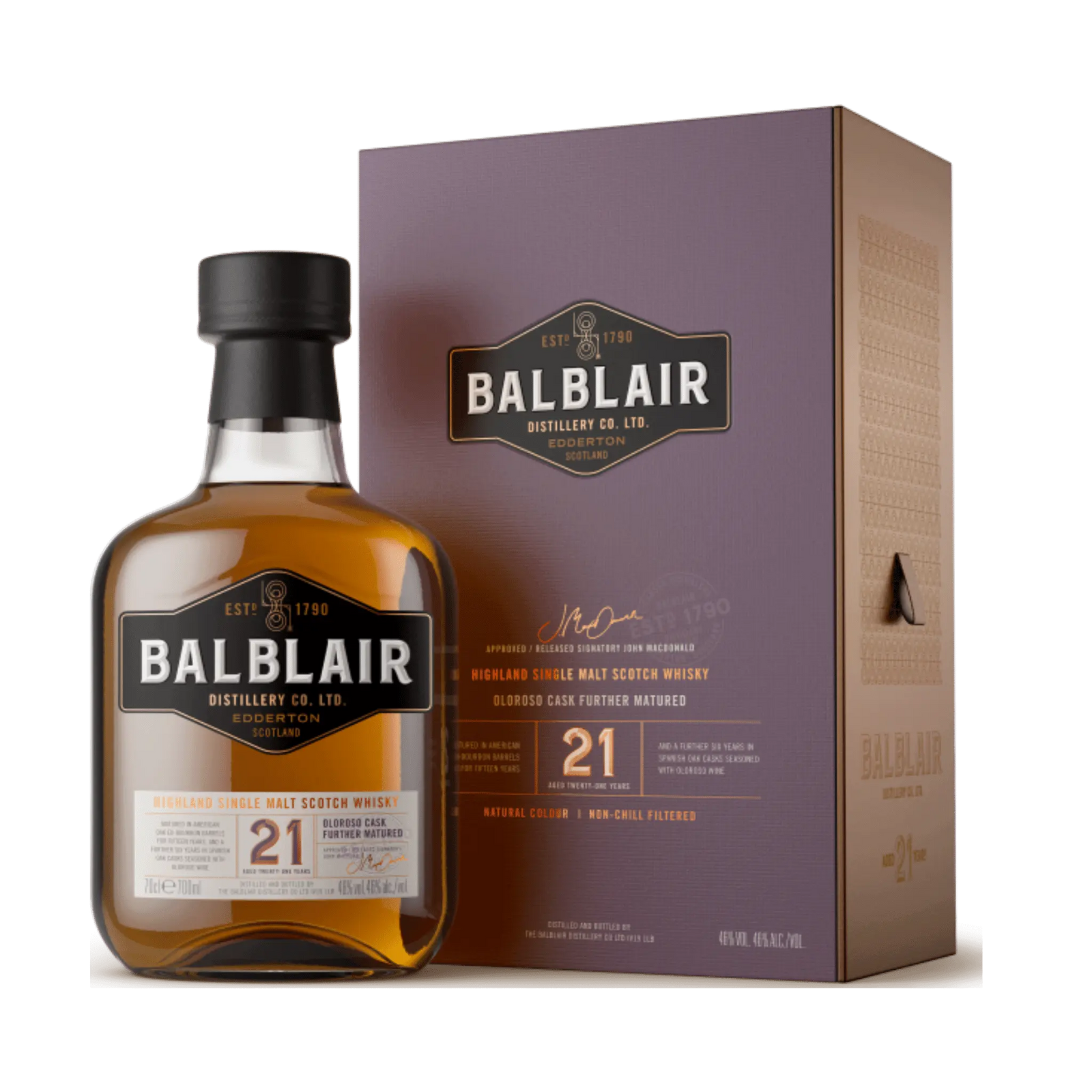 Balblair 21 Year Old Single Malt Scotch Whisky - Main Street Liquor