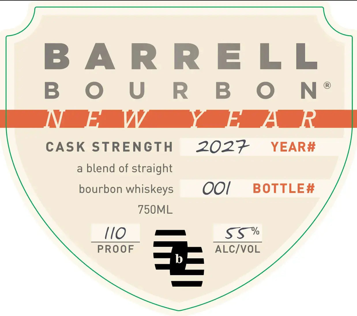 Barrell Bourbon New Year 2027 Cask Strength Bourbon Whiskey - Main Street Liquor