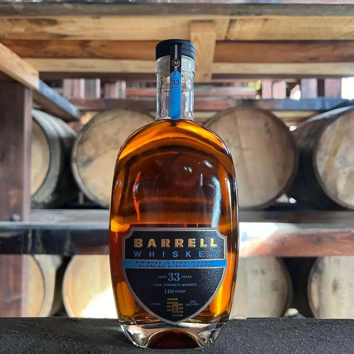 Barrell Craft Spirits Whiskey 33 Year Cask Strength – Finished in French Oak &amp; Oloroso Sherry Casks - Main Street Liquor