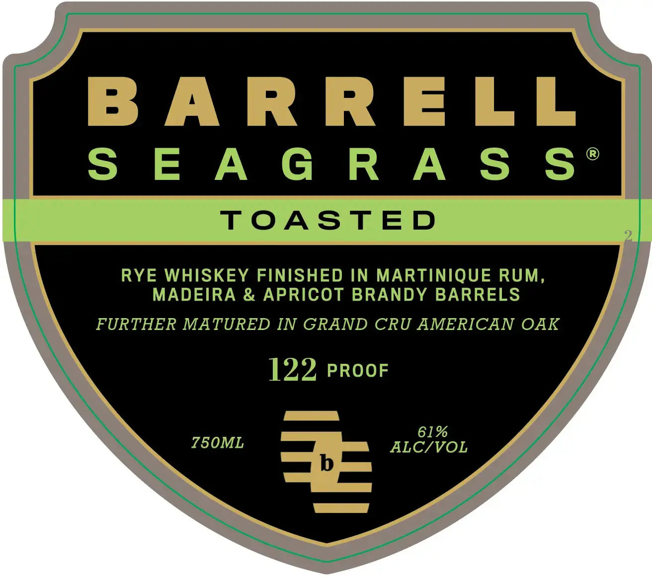 Barrell Seagrass Toasted Rye Whiskey - Main Street Liquor