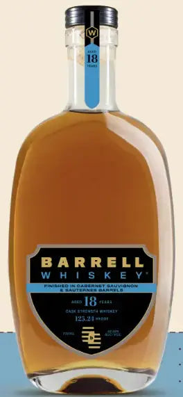 Barrell Whiskey 18 Year Cabernet Sauvignon & Sauternes Finish Cask Strength - Main Street Liquor