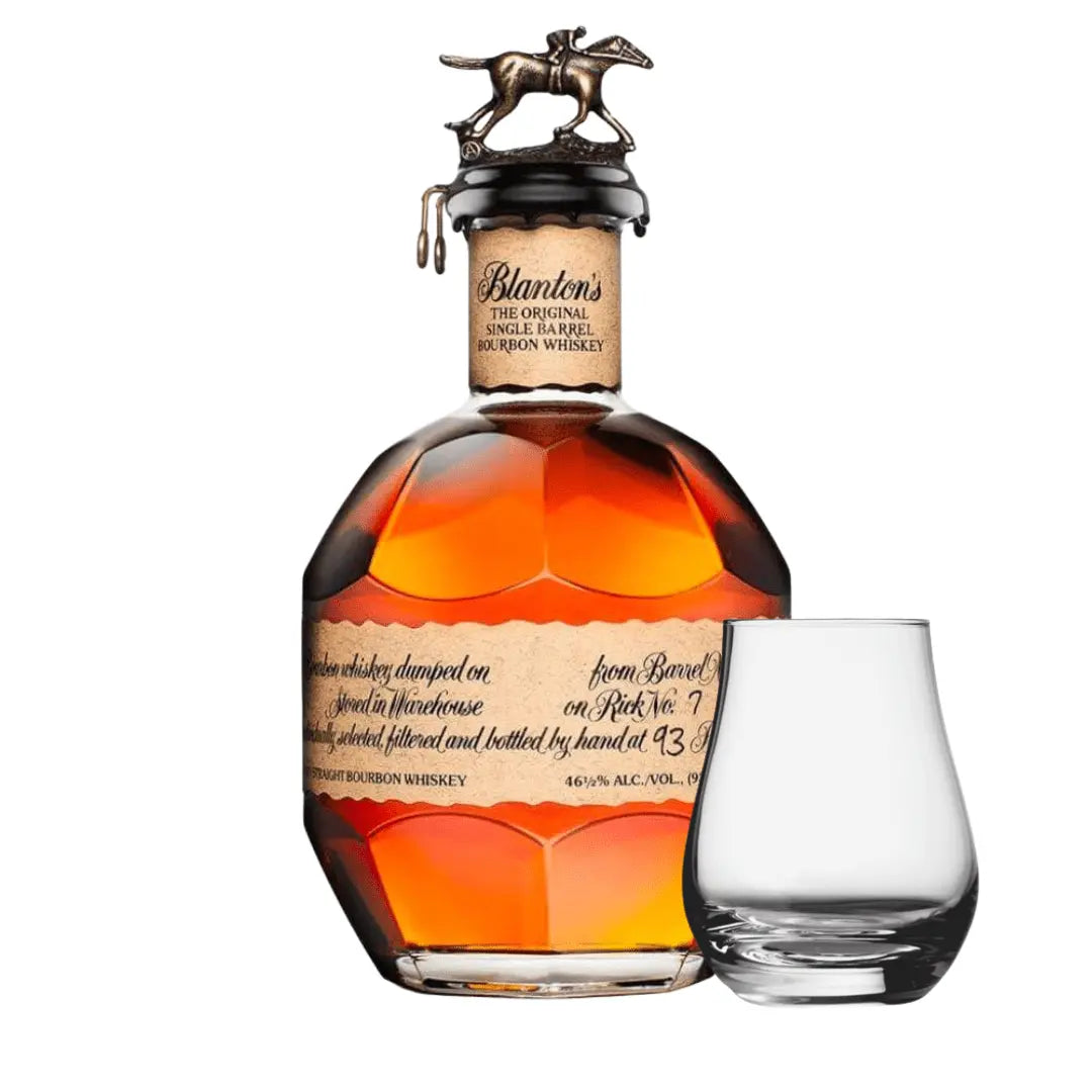 Blanton's Original Single Barrel Bourbon 750ml with Spey Dram Glass - Main Street Liquor