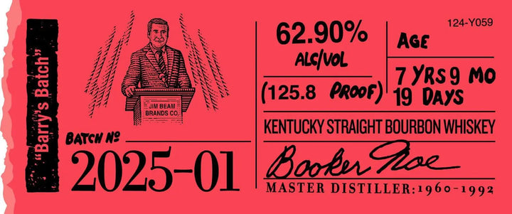 Booker's Kentucky Straight Bourbon Whiskey Barry's Batch 2025 - Main Street Liquor
