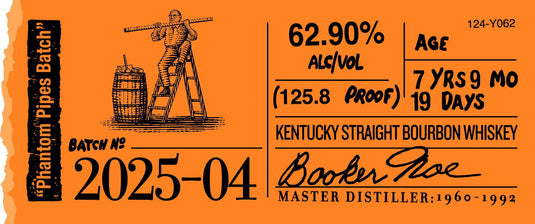 Booker's Kentucky Straight Bourbon Whiskey Phantom Pipes Batch 2025 - 04 - Main Street Liquor