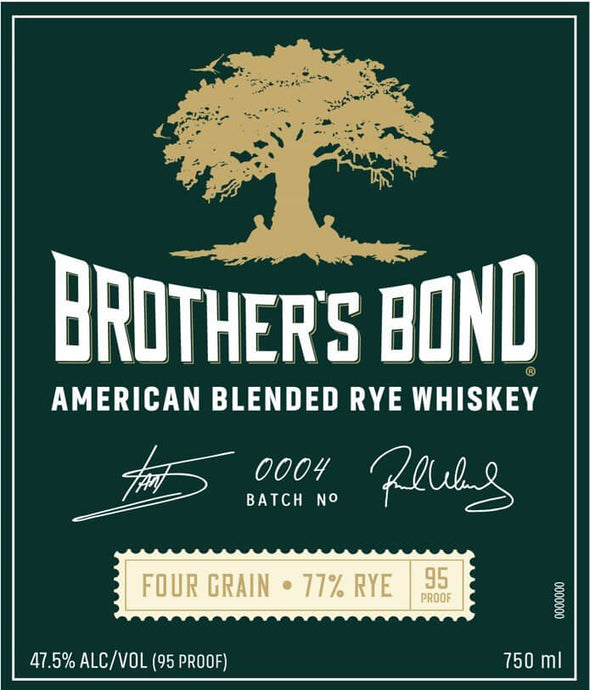 Brother's Bond American Blended Rye Whiskey Batch 0004 - Main Street Liquor