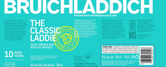 Bruichladdich The Classic Laddie 10 - Year - Old Islay Single Malt Scotch Whisky - Main Street Liquor