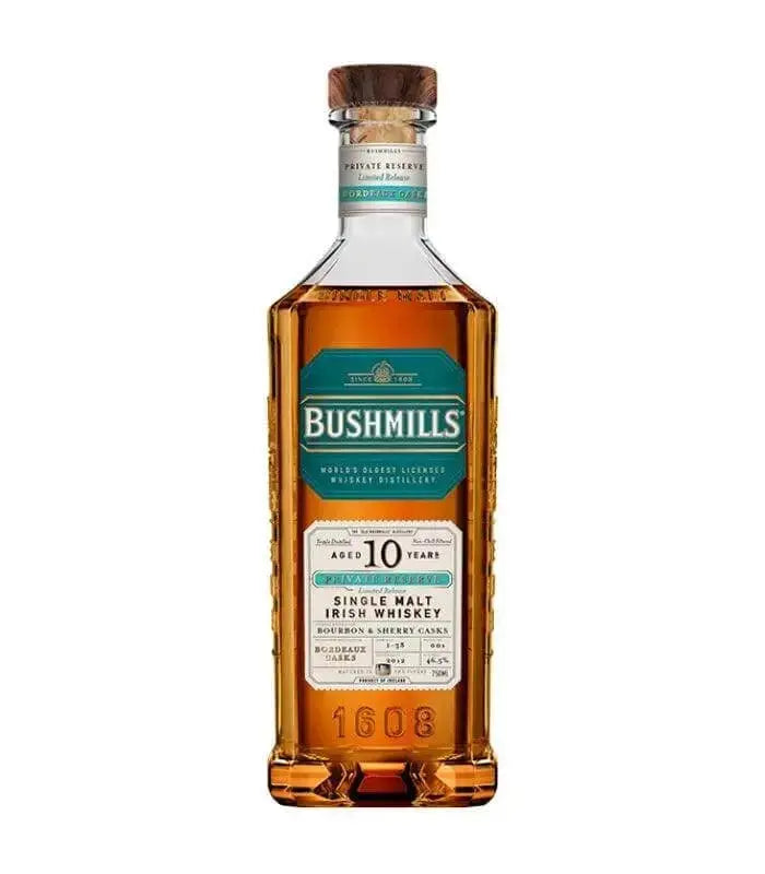 Bushmills 10 Year Old Private Reserve Bordeaux Cask Finished - Main Street Liquor
