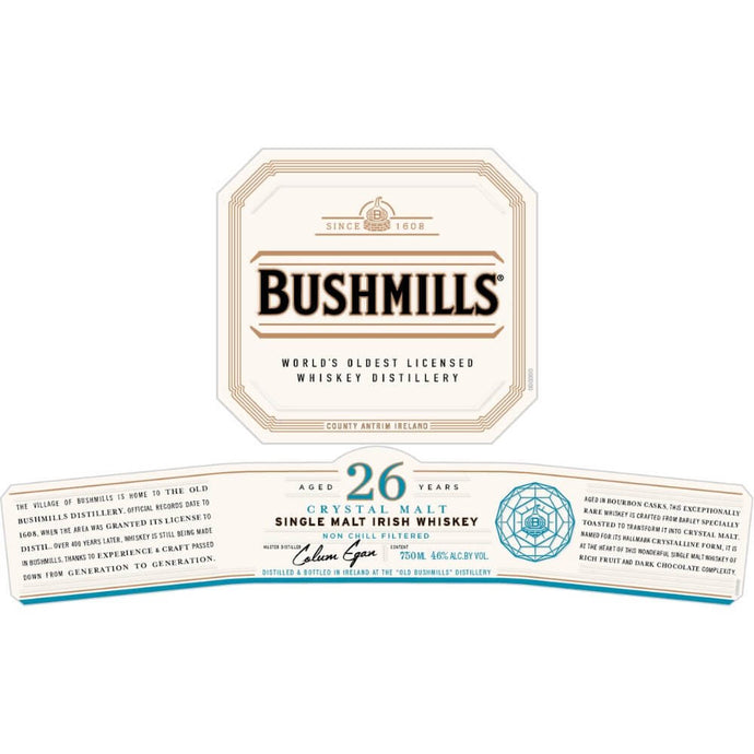 Bushmills 26 Year Old Crystal Malt Single Malt - Main Street Liquor