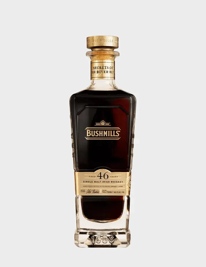 Bushmills 46 Year Single Malt Irish Whiskey Secrets of the River Bush - Main Street Liquor