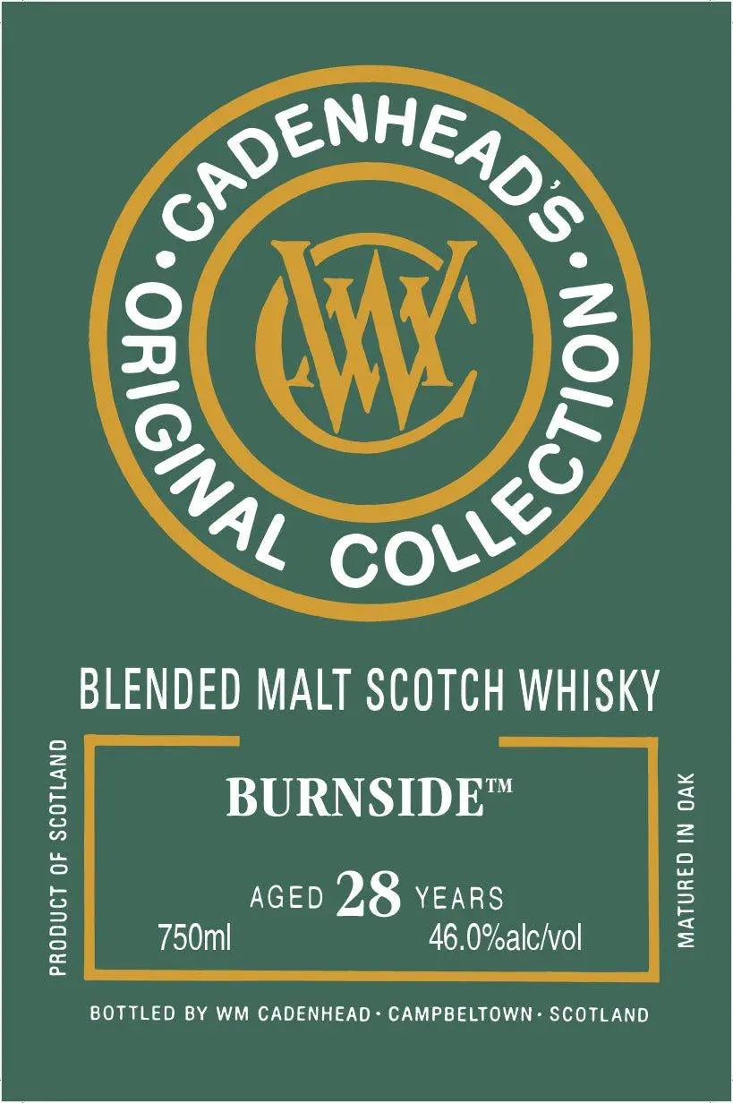 Cadenhead’s Burnside 28 Year Old Blended Malt Scotch Whisky - Main Street Liquor