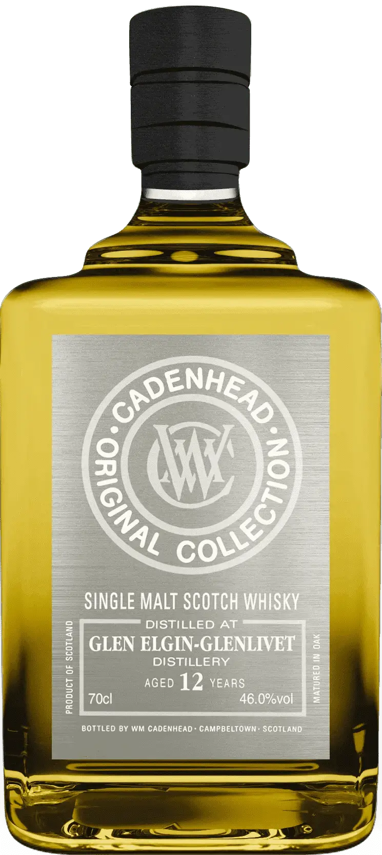 Cadenhead’s Glen Elgin - Glenlivet 12 Year Old Single Malt Scotch Whisky - Main Street Liquor