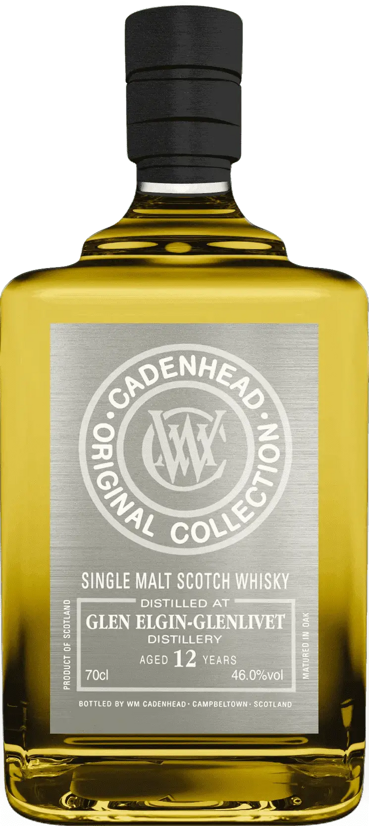 Cadenhead’s Glen Elgin - Glenlivet 12 Year Old Single Malt Scotch Whisky - Main Street Liquor