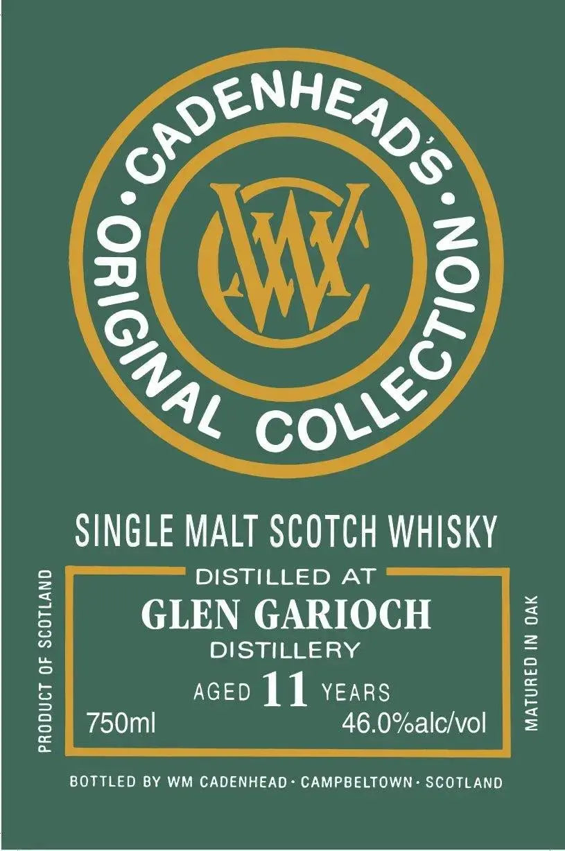Cadenhead’s Glen Garioch 11 Year - Old Single Malt Scotch Whisky - Main Street Liquor